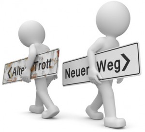 3d männchen neuer weg alter trott